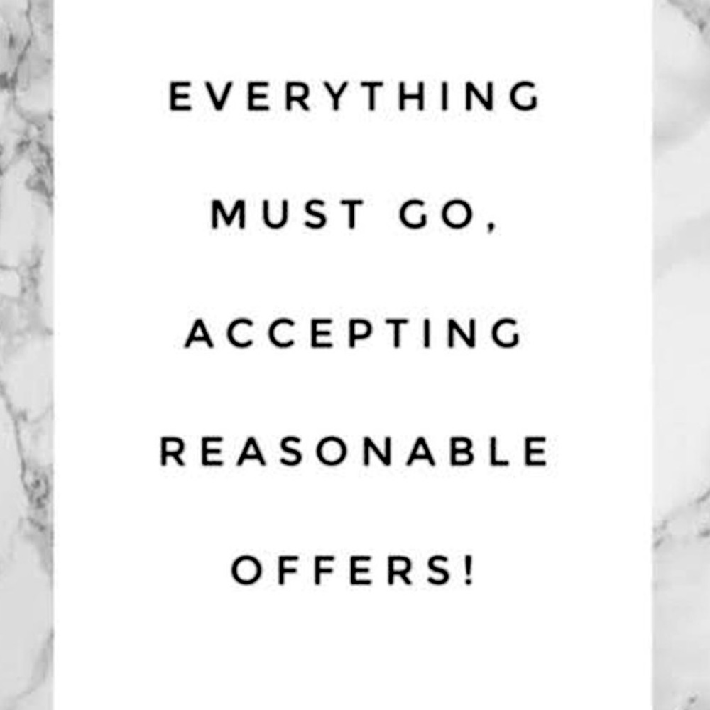 Offers welcome!
